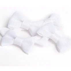 Noeud déco blanc x6