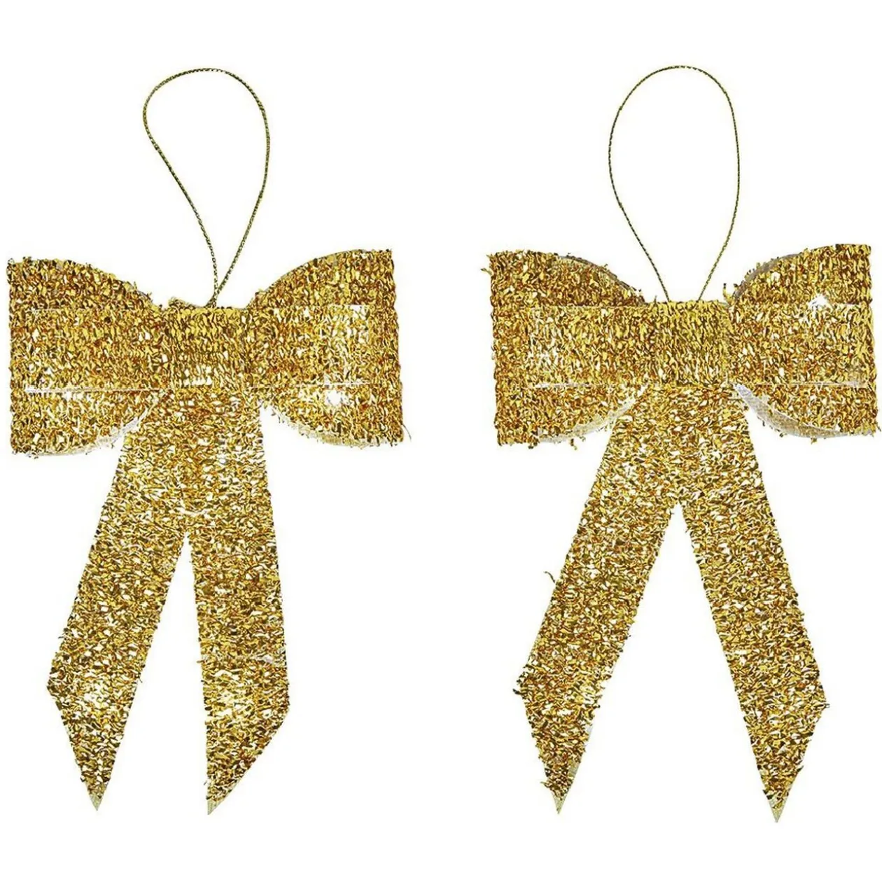 Noeud lumineux doré 10 LED