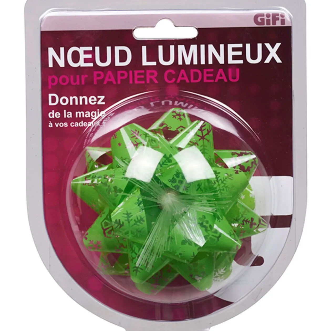 Noeud lumineux pour cadeau
