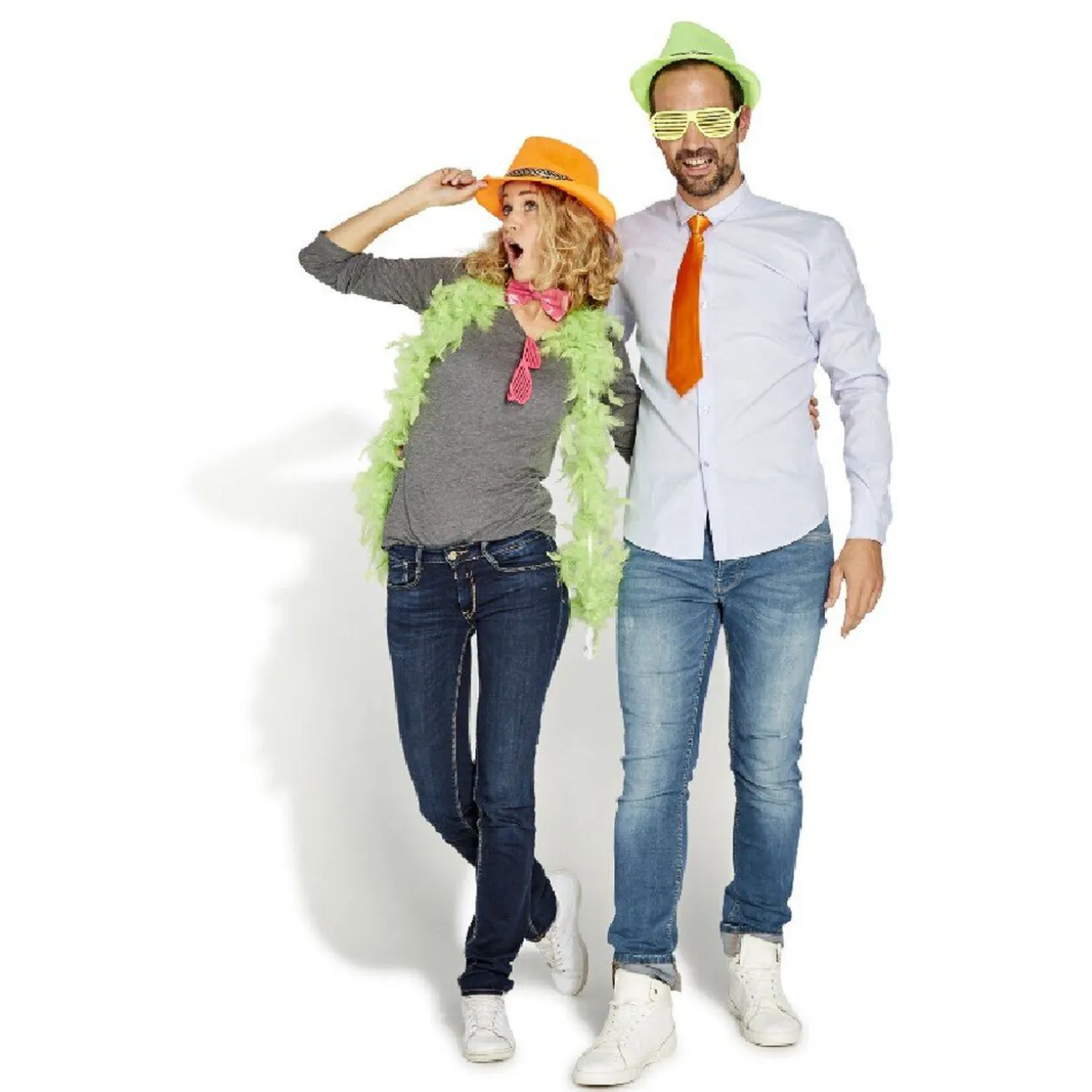 Noeud papillon fluo Taille adulte