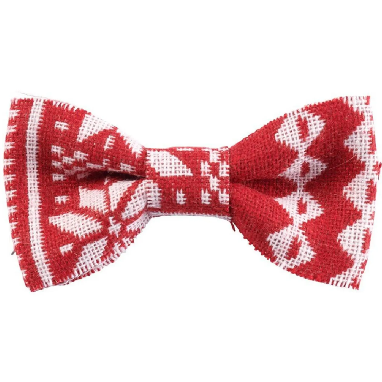 Noeud papillon motif jacquard