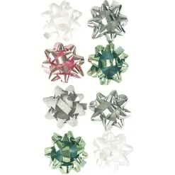 Noeud pour emballage cadeau de Noël x8