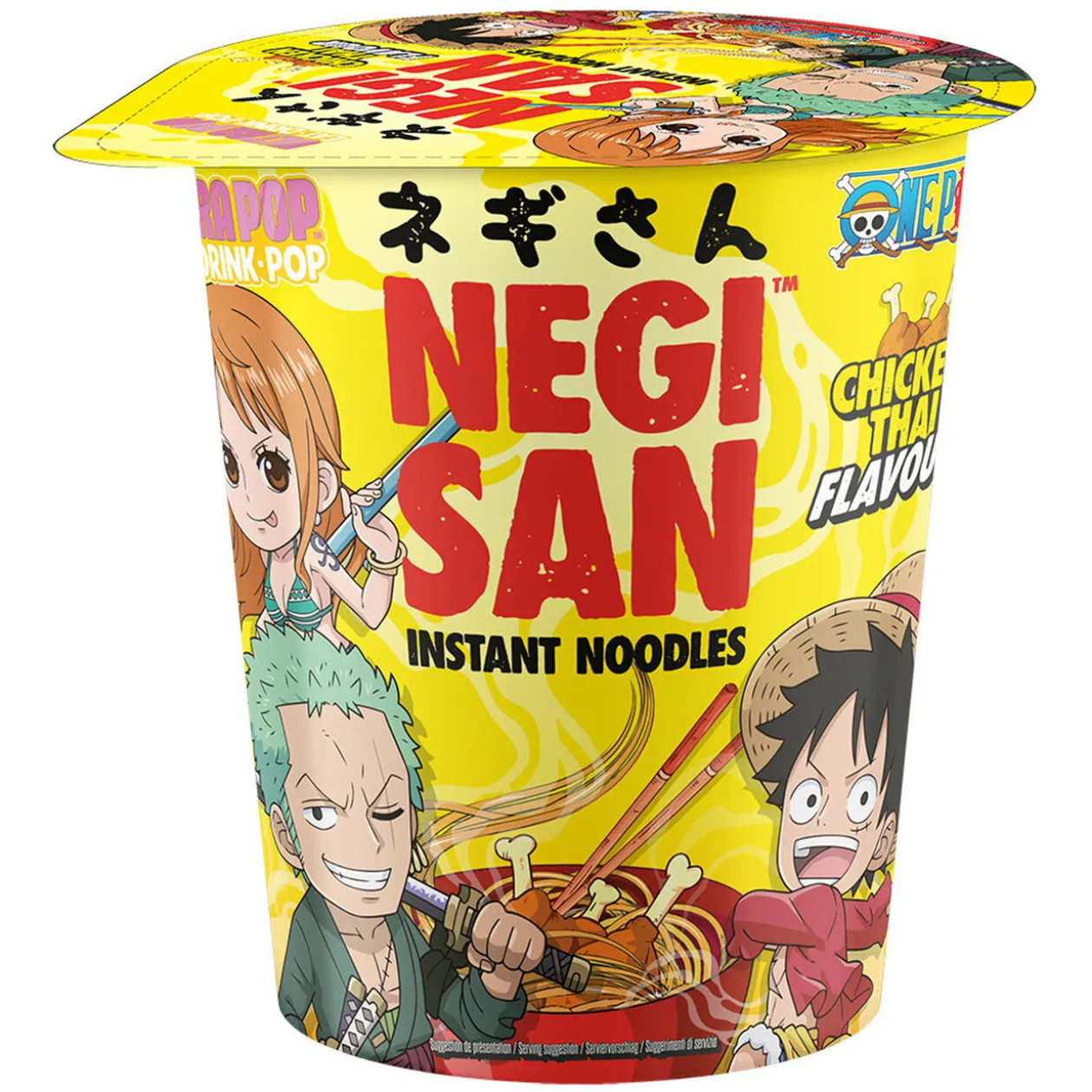 Nouilles instantanées Negisan goût poulet thaï One Piece 65g