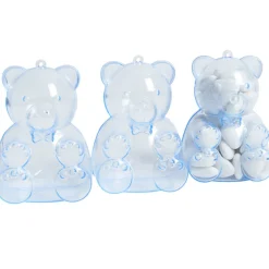 Ourson à dragées bleu x3