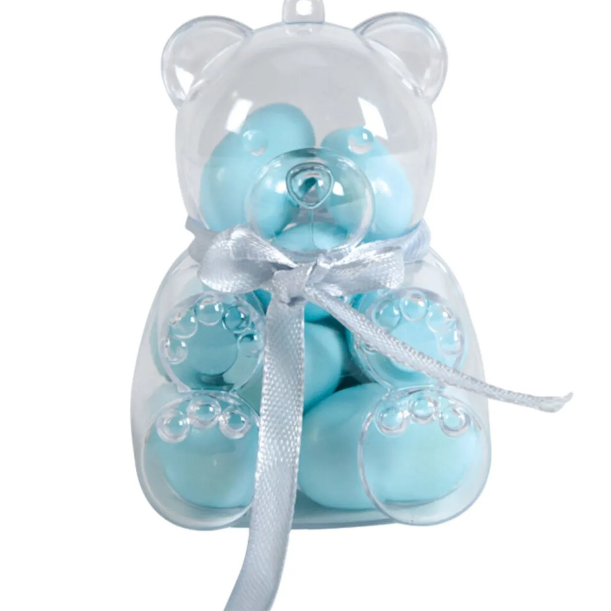 Ourson à dragées transparent x3