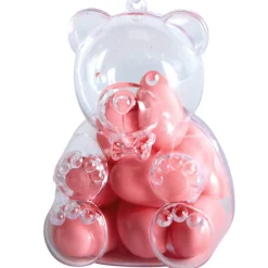 Ourson à dragées transparent x3