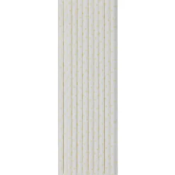 Paille en carton blanc x20
