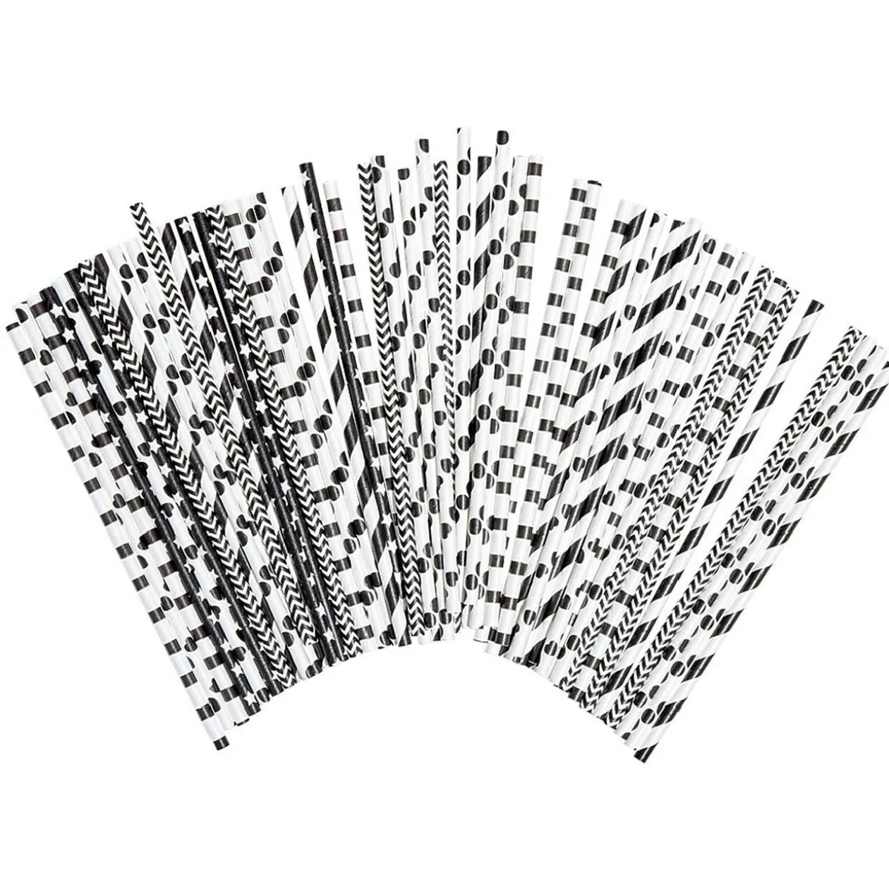 Paille en papier x50