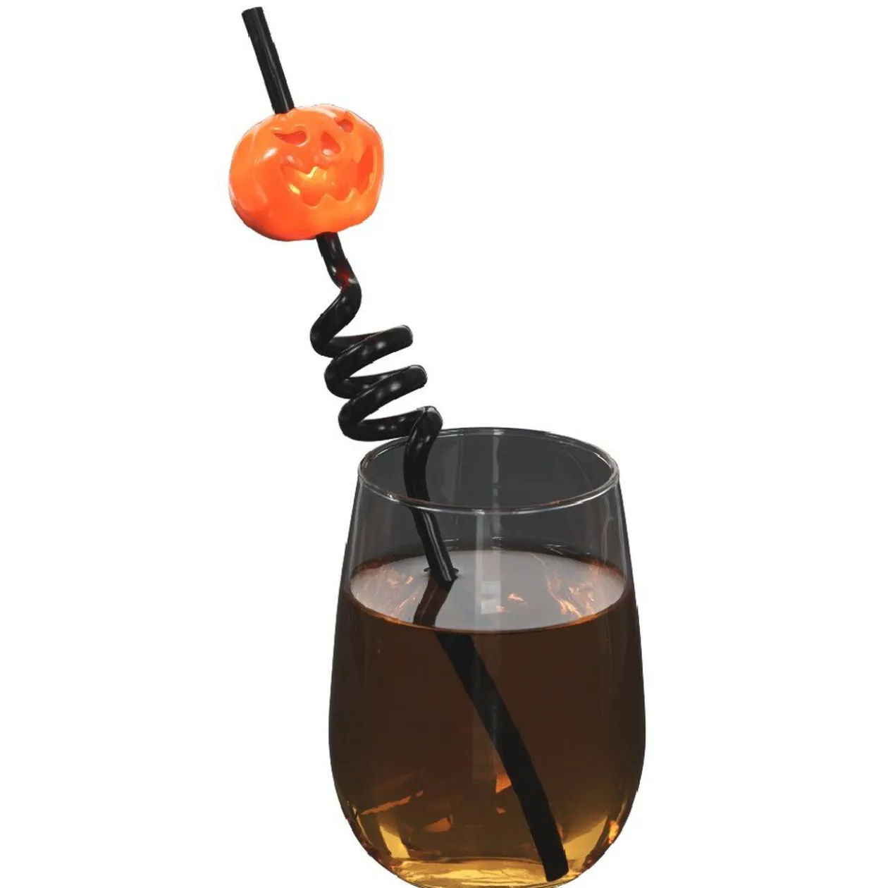 Paille lumineuse et sonore décor Halloween