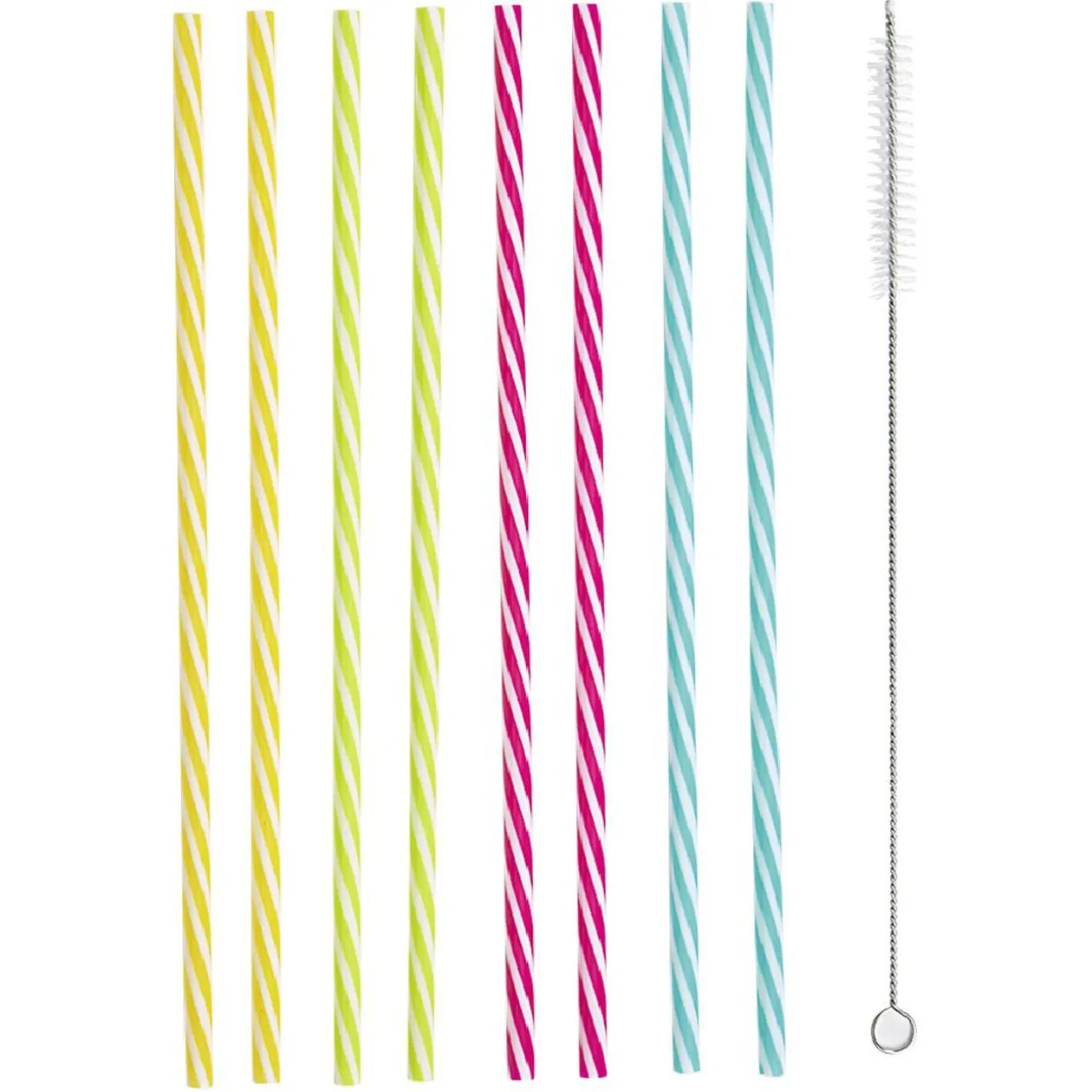 Paille réutilisable x 8