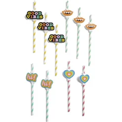 Paille thème candy x10