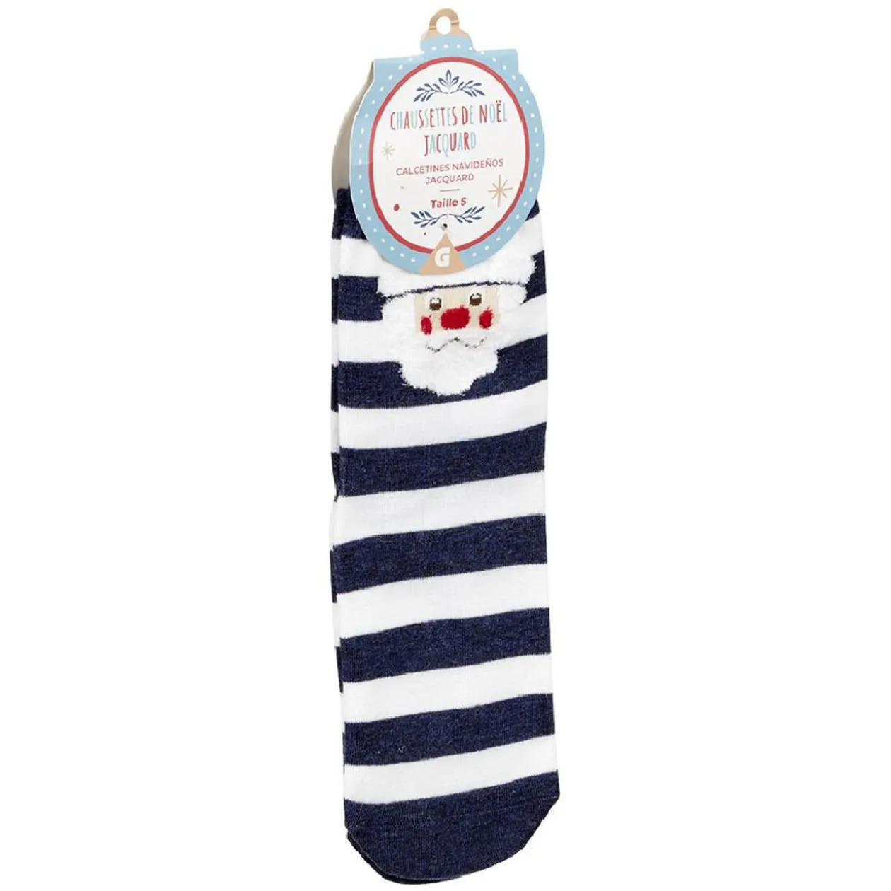 Paire de chaussettes de Noël jacquard Taille S