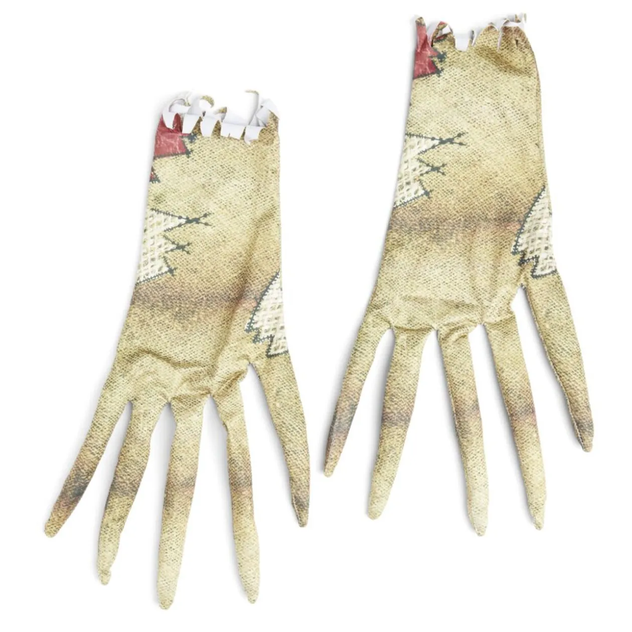 Paire de gants Halloween déguisement épouvantail