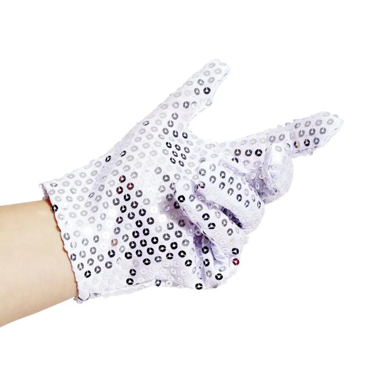 Paire de gants taille unique doré