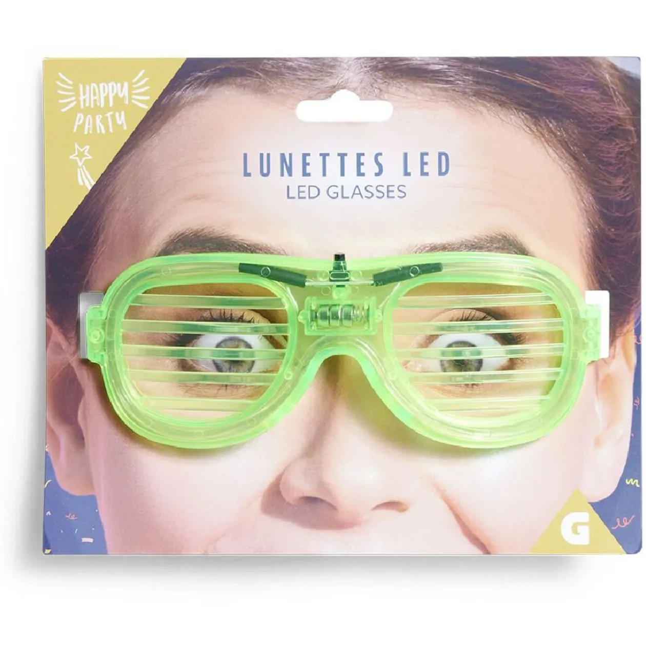 Paire de lunettes lumineuses à LED