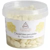Palets de chocolat blanc en pot 200gr