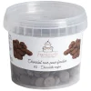 Palets de chocolat noir en pot 200gr
