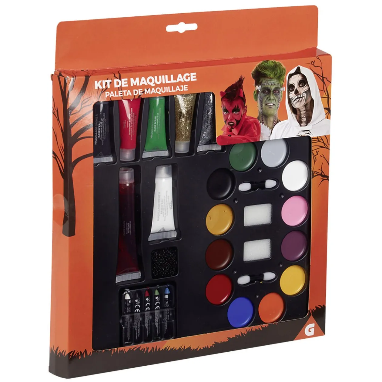 Palette de maquillage XL Halloween