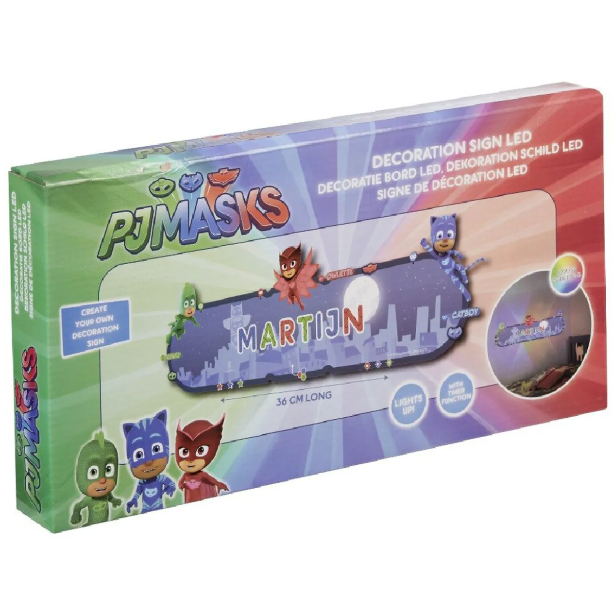 Panneau de décoration lumineux à personaliser