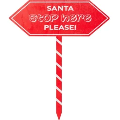 Panneau de Noël extérieur à planter