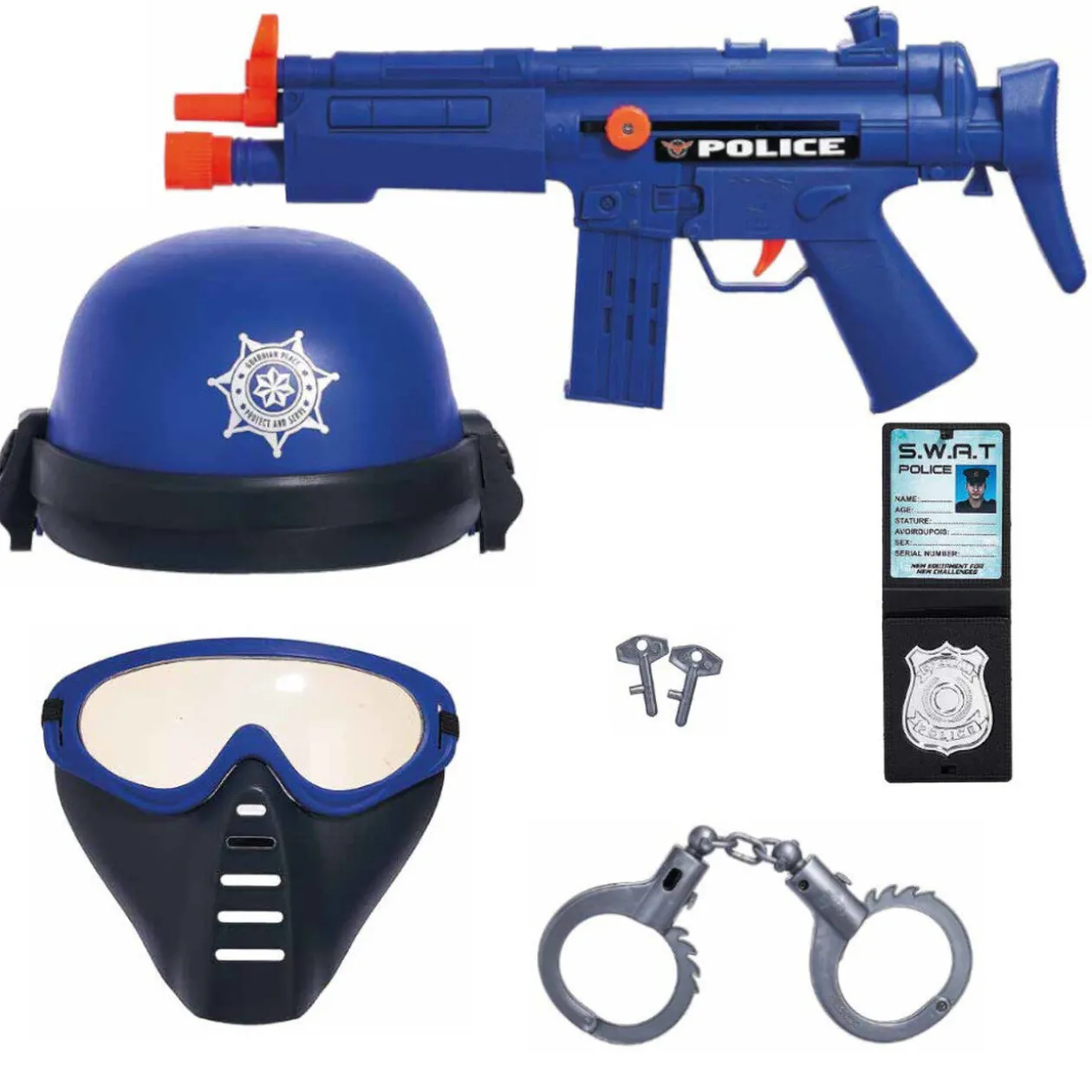 Panoplie policier 5 pièces