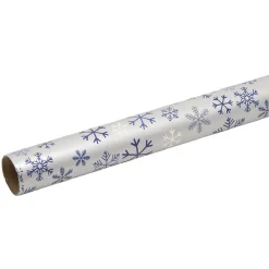 Papier cadeau de Noël jardin d'Hiver