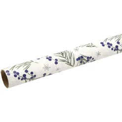 Papier cadeau de Noël jardin d'Hiver