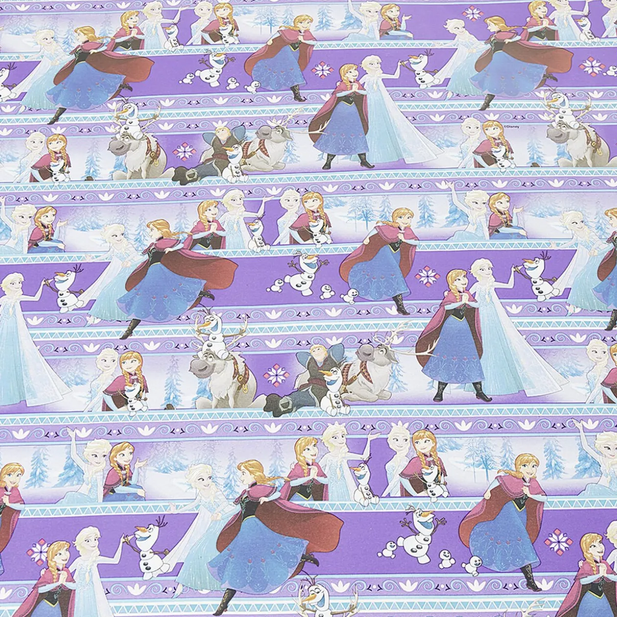 Papier cadeau Disney motif Reine des Neiges