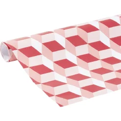 Papier cadeau imprimé géométrique 200x70cm