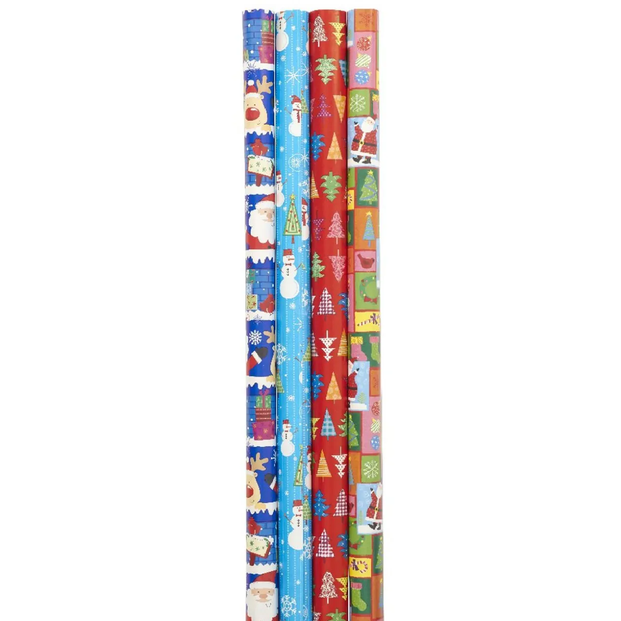 Papier cadeau motif Noël x4