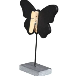 Papillon ardoise marque place argenté