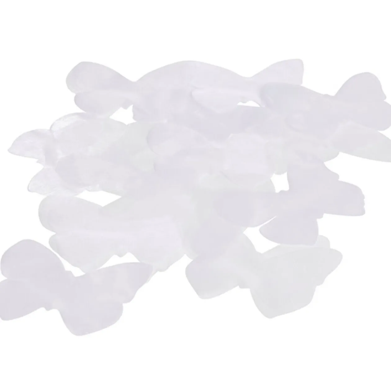 Papillon organza blanc x100
