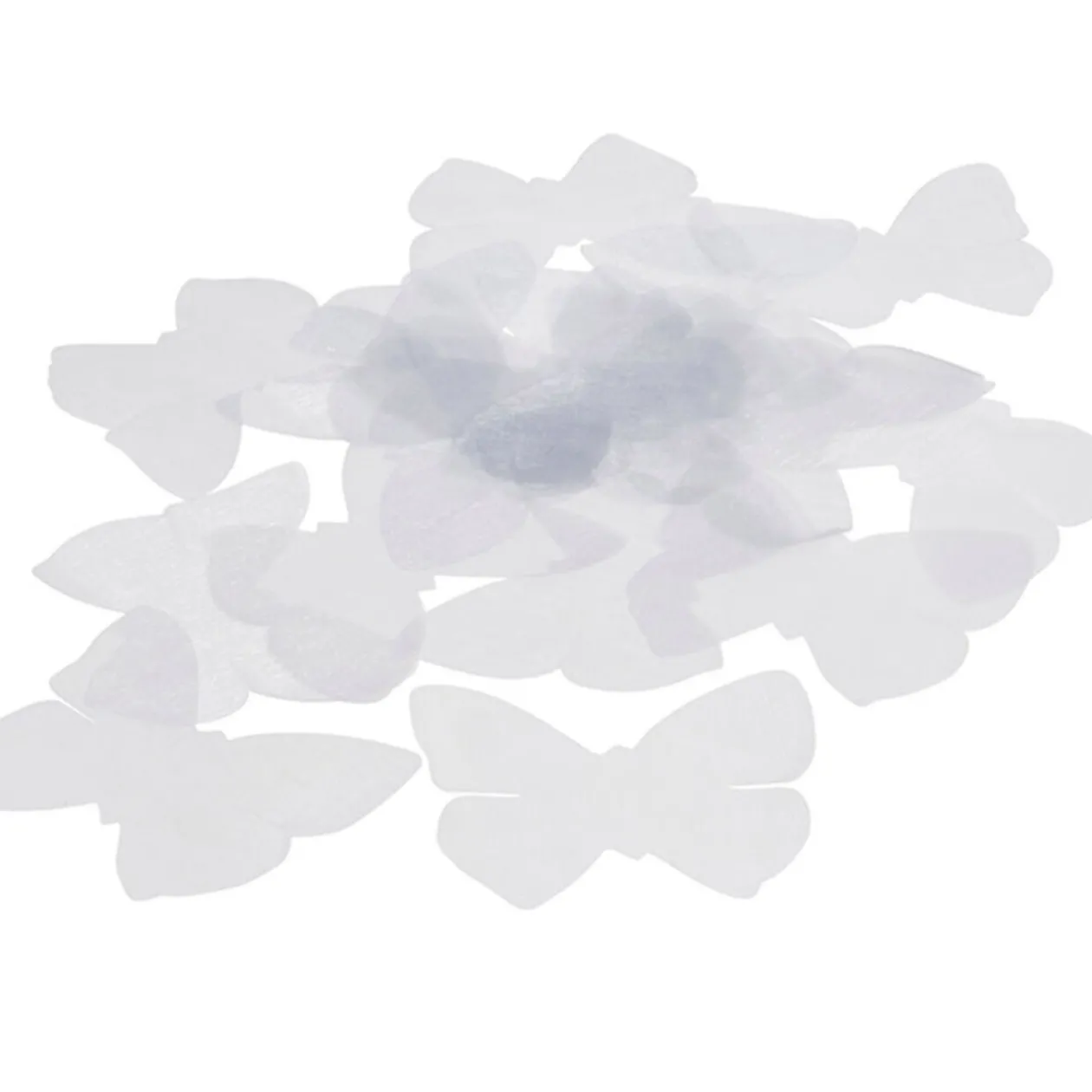 Papillon organza gris x100