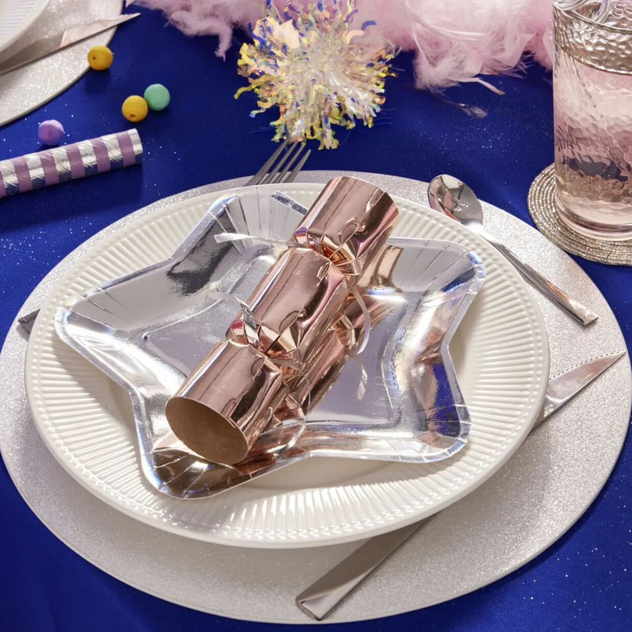 Papillote surprise rose gold x6