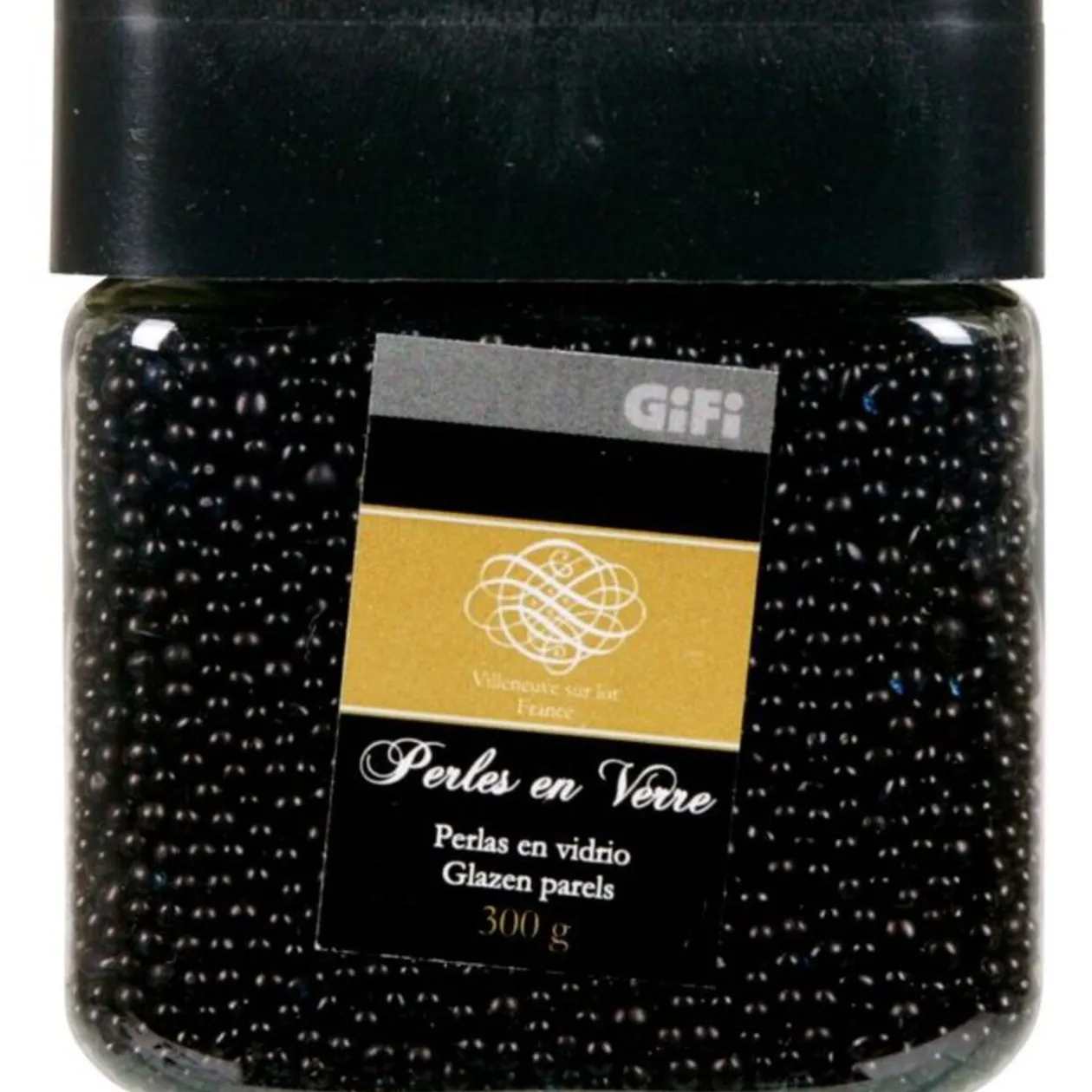 Perles déco noir