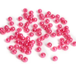 Perles roses fuchsia