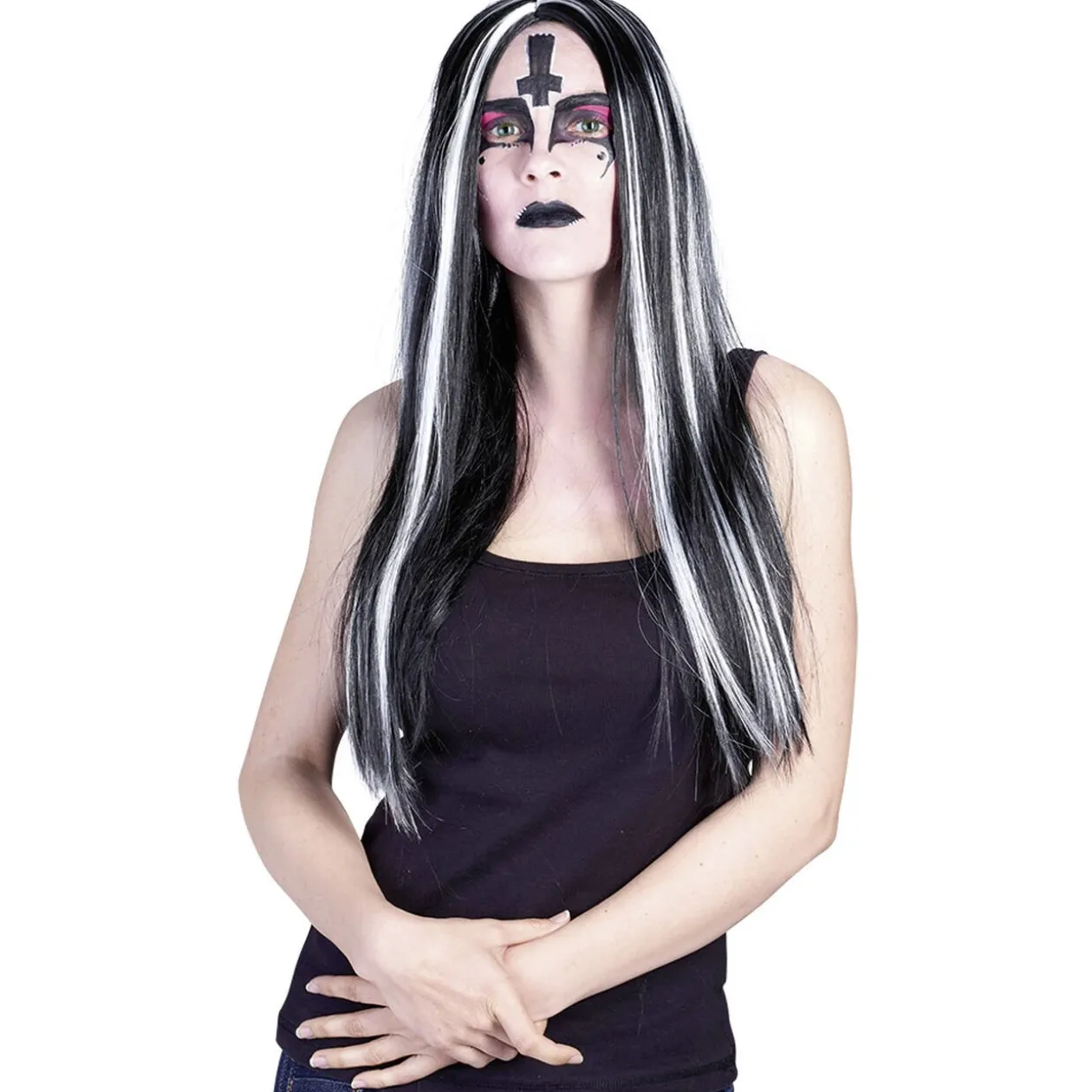 Perruque adulte Halloween sorcière