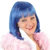 Perruque cabaret bleue
