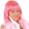 Perruque cabaret rose