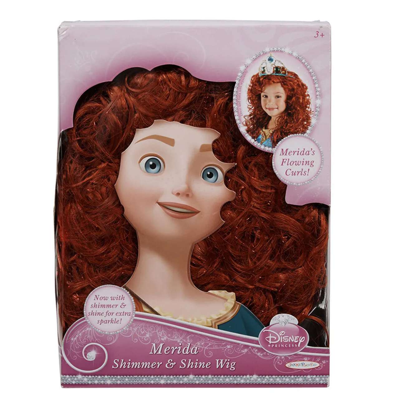 Perruque de princesse Disney