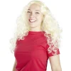 Perruque femme blonde bouclée