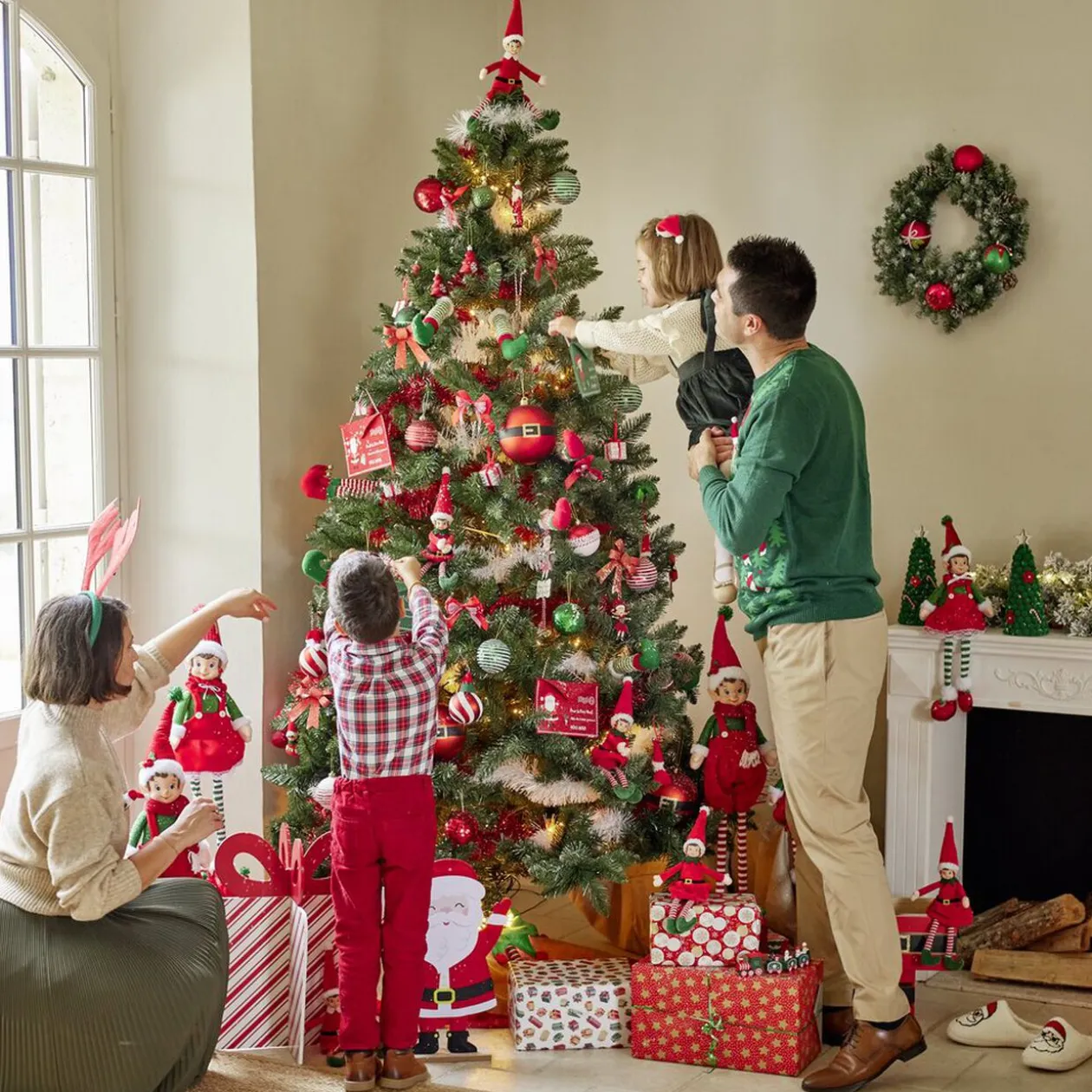 Personnage à poser en feutrine H50cm - 2 modèles