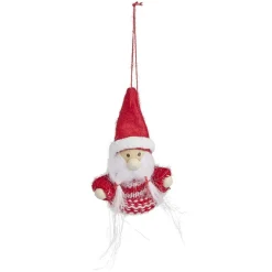 Personnage à suspendre rouge et blanc - Fille/Père Noël/Ange