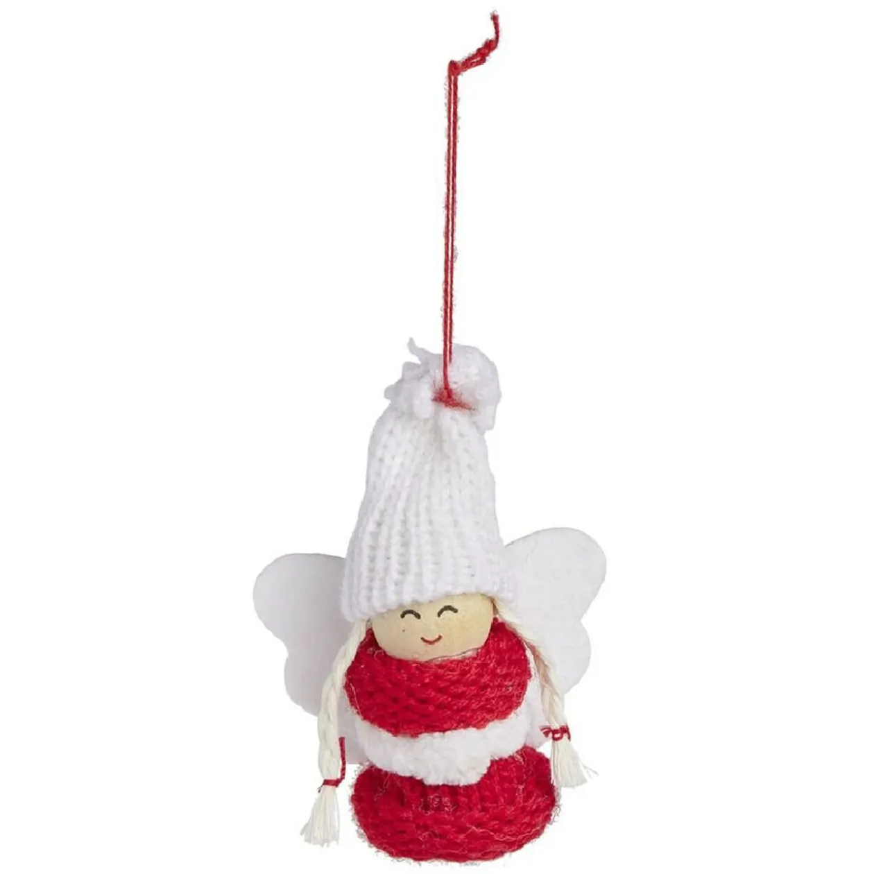 Personnage à suspendre rouge et blanc - Fille/Père Noël/Ange