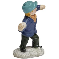 Personnage enfant décoratif résine