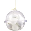 Petite boule de Noël polystyrène blanc Ø3cm x12