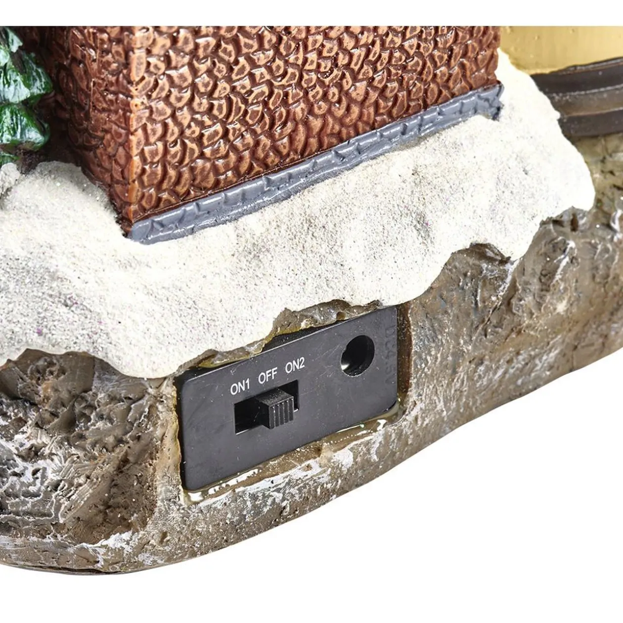 Phare lumineux animé et musical Village de Noël