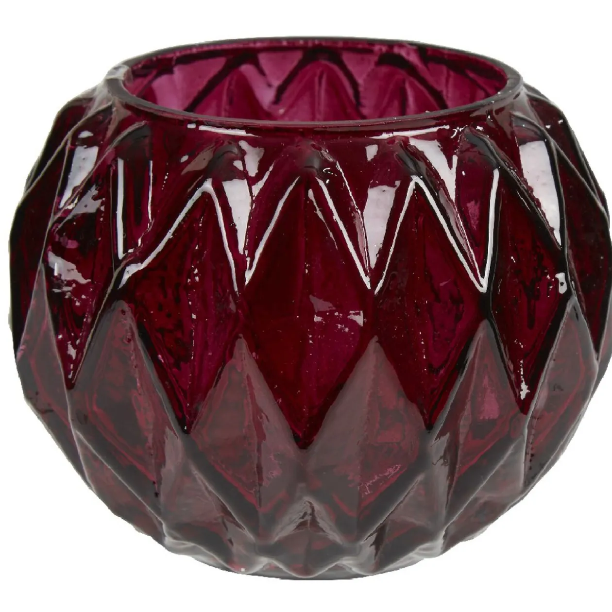 Photophore boule relief violet