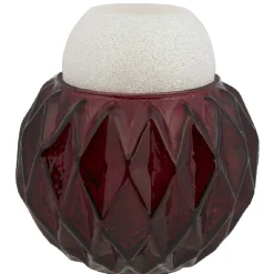 Photophore boule relief violet