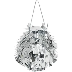 Piñata disco argenté